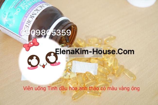 Cách nhận biết thật và giả viên dầu hoa anh thảo Blackmores 