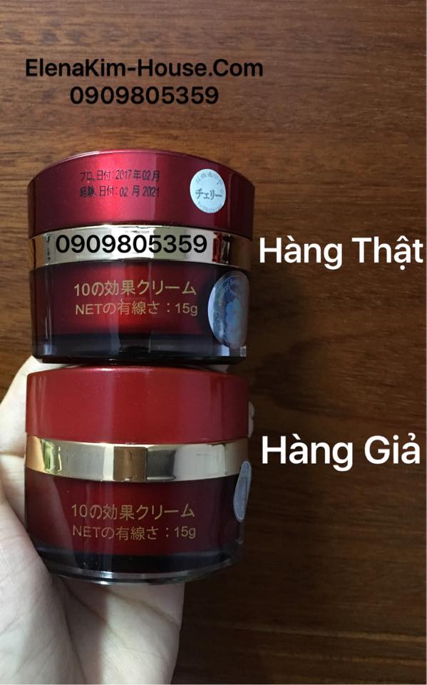 CÁCH PHÂN BIỆT THẬT VÀ GIẢ KEM HOA ANH ĐÀO NHẬT BẢN 
