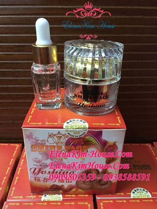 Bộ Đôi Kem X Shine & Serum Face Yoshino 12 Tác Dụng 