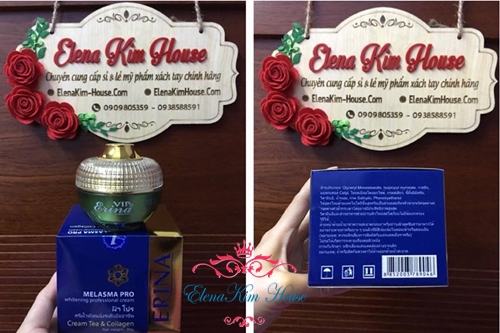 Kem trắng da trị nám tàn nhang Vip Erina Thái Lan