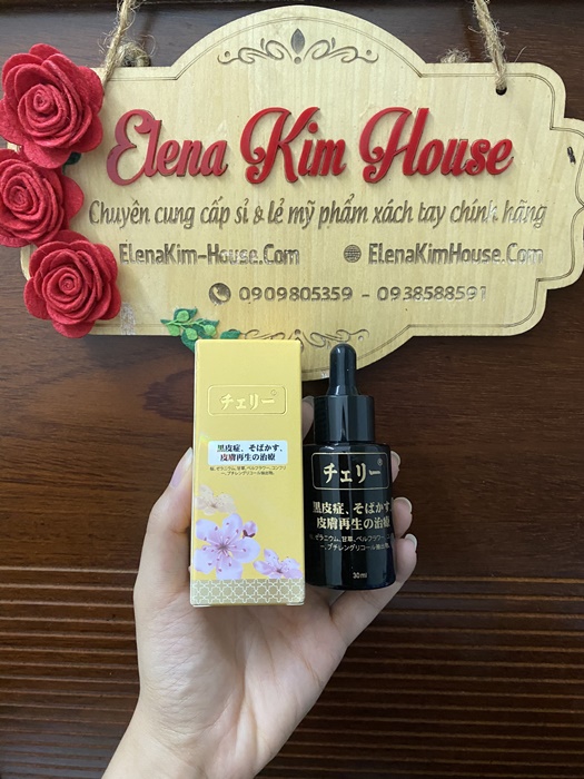 SERUM TRẮNG DA TRỊ NÁM HOA  ANH ĐÀO NHẬT BẢN